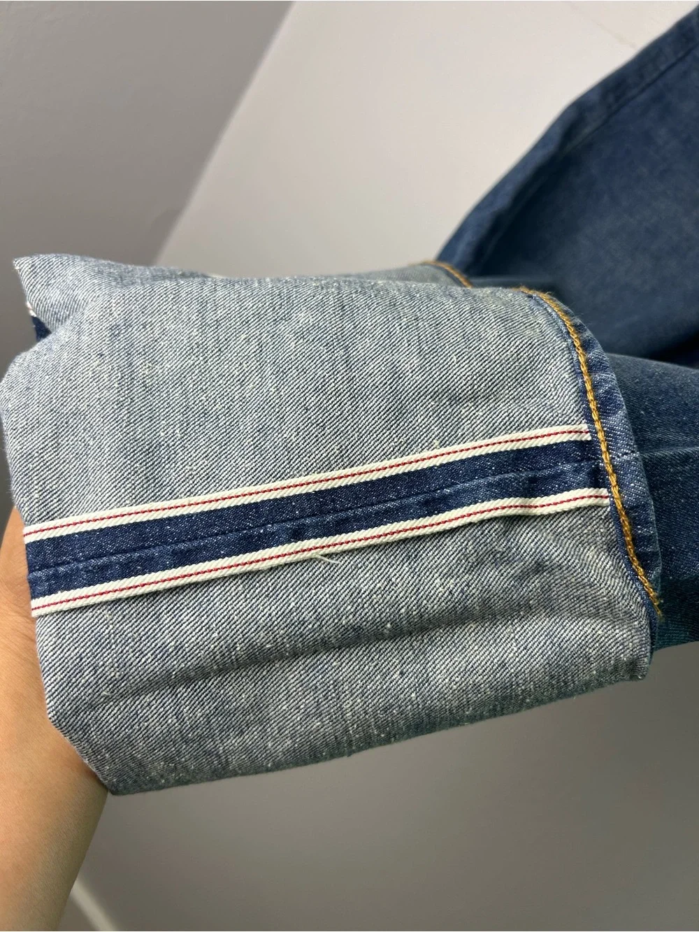Levi’s 501 Mens Premium Button Fly Selvedge Big E Size 29X32 Blue